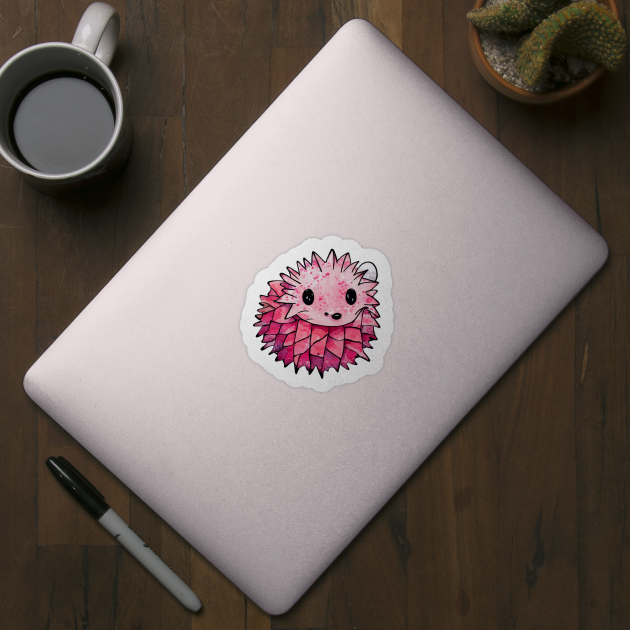 Pink fuschia hedgehog by fistikci